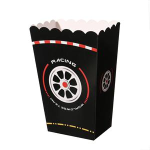 Décoration de fête sur le thème de la course automobile, de la moto, de la roue d'A-mazon, drapeau, pneu, assiette en papier jetable, <span class=keywords><strong>gobelet</strong></span> en papier, vaisselle - Product Image 4