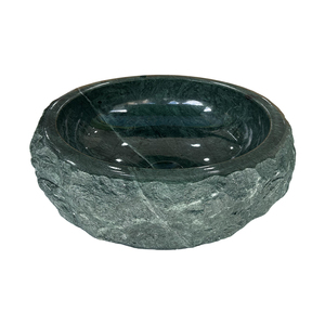 Circolare Verde Verde Verde <span class=keywords><strong>Guatemala</strong></span> marmo moderno lavabo lavello senza intagliatura esterna per uso Hotel e Villa - Product Image 6