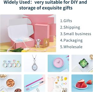 Small Business <strong>Pink</strong> Corrugated Cardboard <strong>Gift</strong> Boxes 10x8x3 Inches for Mailing &amp; Storing Fur <strong>Gift</strong> Wrapping - Product Image 6