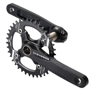 Xe đạp cranks 104bcd siêu nhẹ 170mm Crank nhôm hợp kim khung dưới mang 38T xe đạp chainwheel