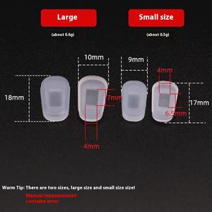<span class=keywords><strong>Plaquettes</strong></span> nasales antidérapantes et anti-pression en silicone PVC pour <span class=keywords><strong>lunettes</strong></span> <span class=keywords><strong>Plaquettes</strong></span> nasales à clipser pour le <span class=keywords><strong>confort</strong></span> et la stabilité - Product Image 3
