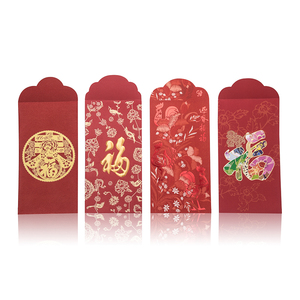 Trung Quốc năm mới Tùy chỉnh màu đỏ gói may mắn tiền phong bì ví tiền phong bì - Product Image 1