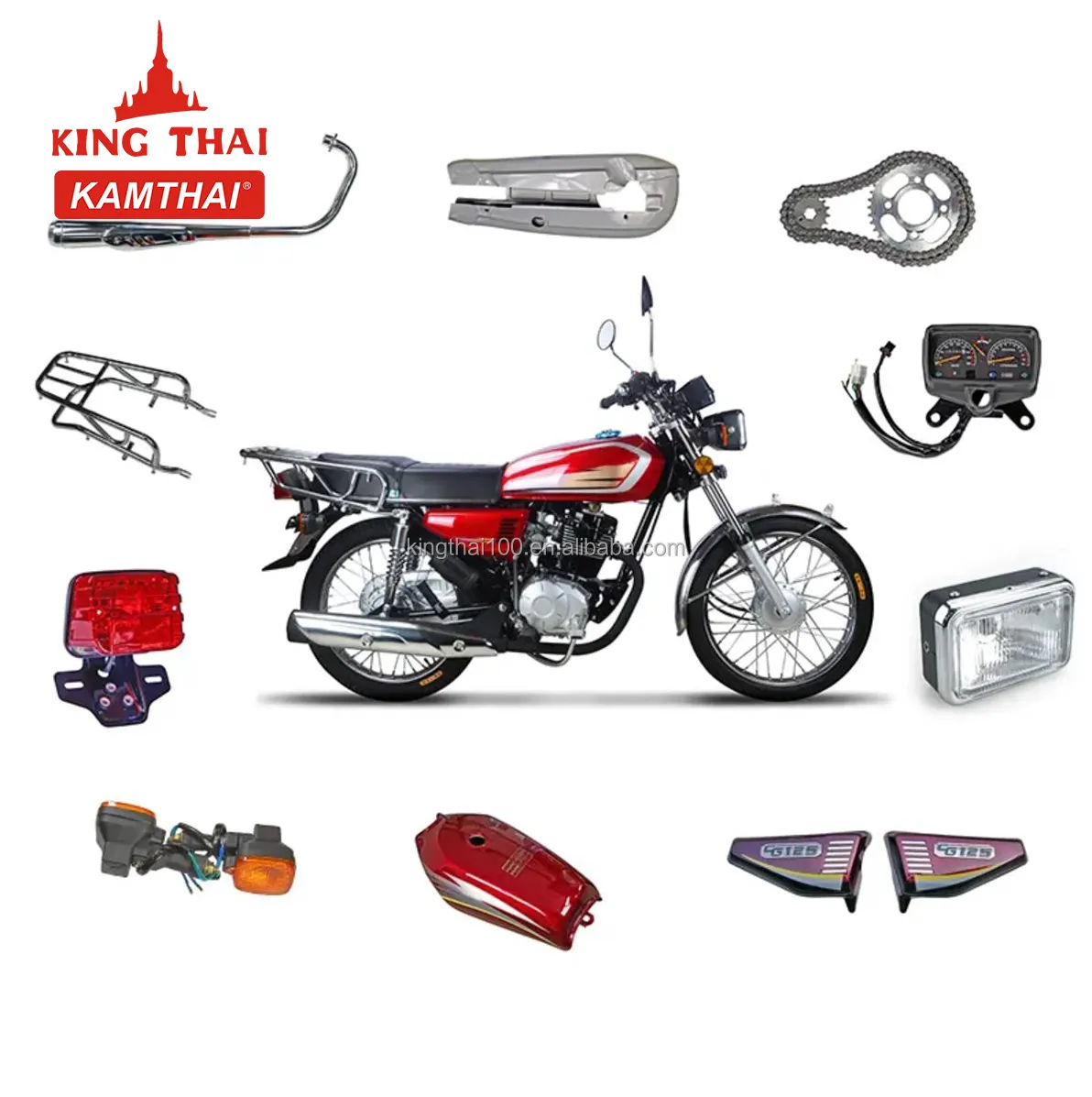 KAMTHAI סיטונאי באיכות גבוהה אופנוע רכב חלקי חילוף CG125 CG150 אופנוע חלקי חילוף עבור הונדה CG 125 אופנוע