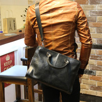 EG1005 — mallette en cuir pour hommes, sac de voyage personnalisé pour ordinateur portable, mallette imperméable pour ordinateur portable, sac de voyage