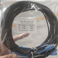 Khusus untuk Pasar Indonesia Kabel Patch Cord Fiber Optik Outdoor Gigabit Single Mode FTTH IP SC/UPC 1m-3m Drop Cable Hitam