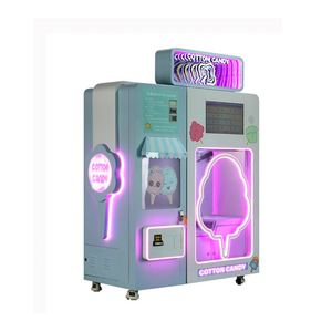 Máquina Expendedora de Algodón de Azúcar Interactiva y Automática de Alta Calidad con SDK para Parques de Diversiones - Product Image 1