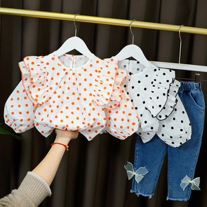 Compras en Línea, Conjuntos de Ropa Coreana con Volantes para Bebés, Ropa Linda de Verano para Niñas Recién Nacidas, Hecha en China - Product Image 2