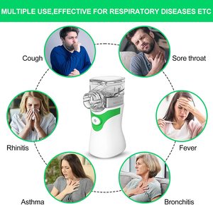 Nebulizador inhalador eléctrico inteligente aprobado por la CE atomizador de malla ultrasónico portátil solución de dos modos de pulverización de niebla para respirar - Product Image 3