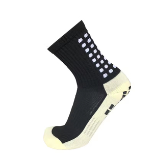 Custom Non Slip Basketball Crew <b>Socks</b>, Cushioned Sports Grip <b>Socks</b> for Soccer Football Running Men - Product Image 3