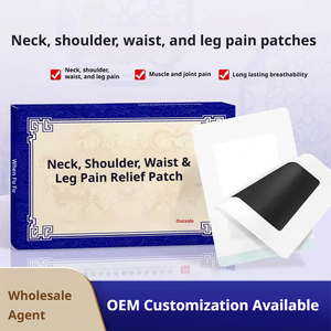 Patchs adhésifs médicaux noirs certifiés ISO Classe II pour les douleurs musculaires et articulaires du cou, des épaules, de la taille et des jambes - Product Image 2