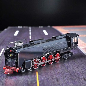 Puzzles <span class=keywords><strong>3D</strong></span> en métal <span class=keywords><strong>Piececool</strong></span> pour adultes, kits de modèles de locomotives à vapeur à monter soi-même, décoration de la maison, cadeaux d'anniversaire originaux sur le thème de la mode - Product Image 1