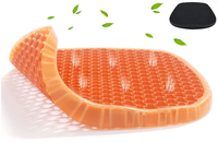 Coussins de siège en gel de soulagement de la pression orthopédique ergonomique pour conducteurs de voitures