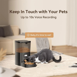 Comedero Inteligente Automático para Mascotas con WiFi de 4L, Carga por Temporizador, Pantalla LCD, Acero Inoxidable Ecológico, Voltaje Universal, 1-6 Comidas - Product Image 3