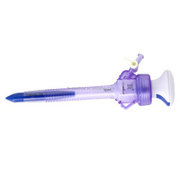 Cannule de trocart chirurgical laparoscopique manuelle jetable certifiée CE, classe II