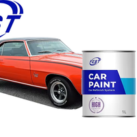 Peinture automobile haute performance 1K rouge pour réparation automobile
