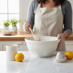 Spatule de cuisson en céramique blanche grande taille Mason Cash, compatible lave-vaisselle et four, ustensile de cuisine - Product Image 3