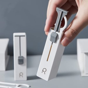 Portable Plastic Teeth Automatic Dental Floss <b>Storage</b> <b>Box</b> Floss Pick Dispenser Tooth Cleaning for Traveling <b>Camping</b> - Product Image 3