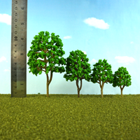 Fabricant d'arbres miniatures artificiels à l'échelle O HO N TT Z pour la mise en page de scènes de train de fabrication architecturale