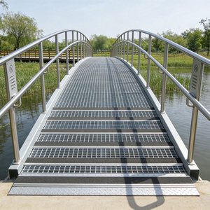 Buitenafwerking gegalvaniseerd stalen vloerrooster, looprooster, drainage systeem, gootafdekking, gaas - Product Image 6