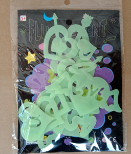 10 set di lettere farfalla <span class=keywords><strong>per</strong></span> bambini rosa supporto glow paste fluorescente 3D parete angelo fata <span class=keywords><strong>adesivi</strong></span> natalizi <span class=keywords><strong>per</strong></span> la festa di compleanno del bambino - Product Image 6