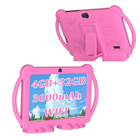 Tablet Infantil de 7 Pulgadas para Aprender, RAM de 4GB (2+2 Extendidas), Disco Duro de 32GB, Batería de 3000MAH, Android 12.0, Tablet Infantil para Aprender y Jugar