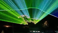 Proyector Láser para Montaña con Tecnología Patentada CE ROHS DMX512, Control Láser para Cascadas, Exhibición Nocturna Turística