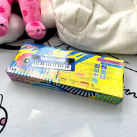 Customized Cross-Border New for Children's Electronic Keyboard 37 Keys Microphone Beginner Piano Instrument Musical Gift