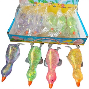 Hot Sale Hines Maltose Glitter Duck TPE Squeeze Toy Slow Rebound Decompression Squishy Sensory <b>Fidget</b> Unisex - Product Image 1