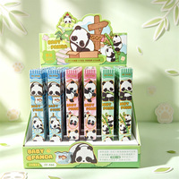 24 STK/BOÎTE Stylos Gel Chiikawa Mignons à Motifs de Dessins Animés, Encre Noire à Base d'Eau, pour Étudiants et Bureau, Boîte Mystère Surprise Anime