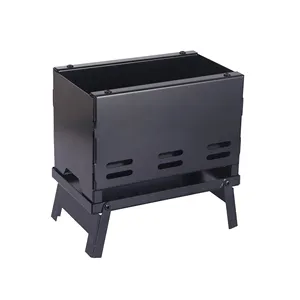 Portable Barbeque Grill, stainless steel lightweight and portable Folding BBQ Stove for Outdoor picnic