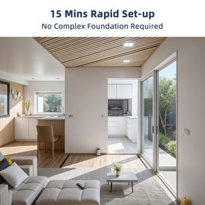 Maisons modulaires préfabriquées résistantes aux ouragans, prêtes pour l'énergie solaire, maisons conteneurs préfabriquées, maisons préfabriquées - Product Image 4