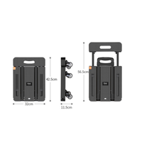 Alimentation directe Chariot universel à Six roues Scooter plat pliant Portable ménage manipulation tortue voiture outils de transport