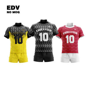 Venta caliente ropa de rugby para mujeres con tela elástica Custom Club Rugby Jersey Kits bordado Rugby Jersey - Product Image 2
