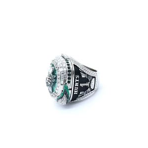 2024-2025 Eagles Kampioenschap <span class=keywords><strong>Ring</strong></span> NFL Philadelphia Eagles Unisex Kristal Verzilverd Heren Alloy Sieraden - Product Image 2