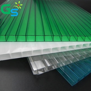 Protection UV, plaque en <span class=keywords><strong>polycarbonate</strong></span> transparent à double paroi de 6 mm, plaque <span class=keywords><strong>alvéolaire</strong></span> pour toiture de <span class=keywords><strong>serre</strong></span> - Product Image 4