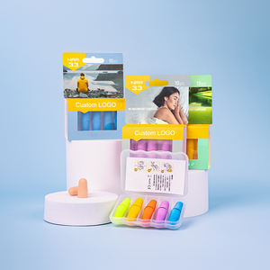 Бесплатный образец защиты слуха, мягкие беруши из пенополиуретана, удобные шумоподавляющие беруши с функциями безопасности - Product Image 6