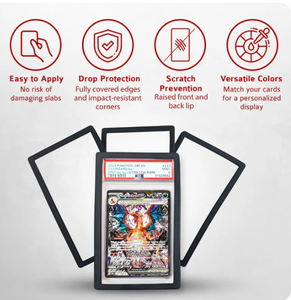 Étui de <span class=keywords><strong>protection</strong></span> pour <span class=keywords><strong>carte</strong></span> de collection TCG Pokemoned, en TPU, dégradé, avec pare-chocs - Product Image 4
