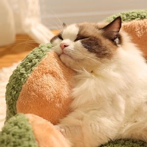 Thân Thiện Với Môi Sang Trọng Mèo Và Con Chó Nhỏ Giường Có Thể Giặt Xương Rồng Hình Dạng Với Đệm Mềm Bền Vững Thời Trang - Product Image 5