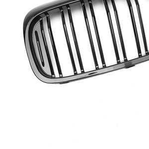 Parrilla Delantera Doble Barra Negra Brillante para BMW Serie 5 G30, Modelos 2017-2020, Pieza de Mejora para Parachoques Delantero - Product Image 4