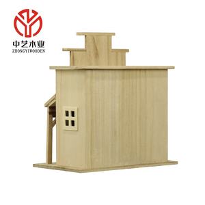 Usine en gros conception personnalisée logo personnalisé jardin extérieur décoratif grand nid d'oiseau en bois maison d'insecte en bois - Product Image 3