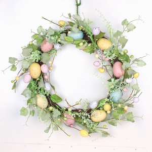 OEM Design Custom <strong>Easter</strong> Decoration Egg Rabbit <strong>Easter</strong> Bunny <strong>Wreath</strong> for <strong>Door</strong> Home Decor - Product Image 5