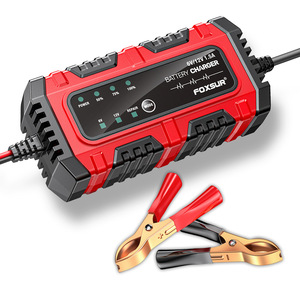 Chargeur de batterie intelligent 6V/12V 1.5A avec écran LED Réparation par impulsions pour batterie au plomb-acide de <span class=keywords><strong>voiture</strong></span> moto - Product Image 1