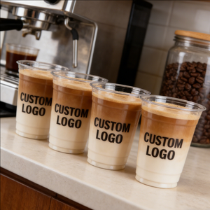 Gobelets en plastique PP personnalisés de 16 oz avec logo imprimé UV, diamètre de 90 mm, pour usage en cuisine - Product Image 5