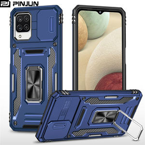 Protector de cámara deslizante 2 en 1, funda de teléfono híbrida de estilo armadura gruesa para Samsung Galaxy <span class=keywords><strong>A12</strong></span> 4G 5G <span class=keywords><strong>m12</strong></span> f12 M13 A14 - Product Image 3