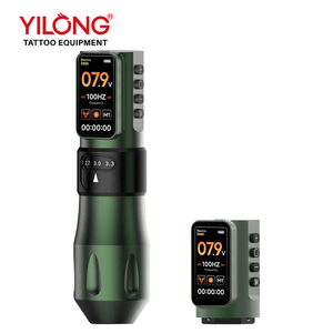 Machine à tatouer électrique Yilong ELF <span class=keywords><strong>Pro</strong></span>, moteur sans noyau, batterie lithium rechargeable, 10000 tr/min, corps en alliage, maquillage permanent - Product Image 2