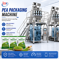 Machine d'emballage VFFS haute vitesse, machine d'emballage automatique de sachets pour les pousses de haricots, les céréales et les produits alimentaires