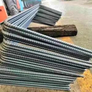 פלדה מעוותת לבנייה, איכות מעולה, אספקה מהירה, GB/T 1499.2 Hrb300, מגולגלת חם, קוטר חיצוני 45 מ\\\"מ, עם הברגות. - Product Image 5