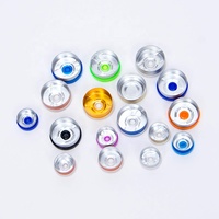 Flacons en verre borosilicate avec logo personnalisé, bouchon en aluminium et plastique, bouchon en caoutchouc, flacons vides de 10 ml pour crème pour le visage, sérigraphie, carton