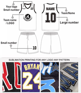 Polyester Ademend Materiaal Training Basketbalshirts Mannen Ontwerp Basketbal Uniform Jersey Custom Team Nummer - Product Image 5