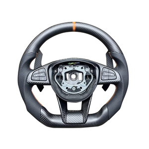 Misura per Benz classe c c300 c200 <span class=keywords><strong>c180</strong></span> c260 c260 C63 W205 W206 W207 W204 W212 W221 W222 vecchio modello a nuovo volante in fibra di carbonio - Product Image 1